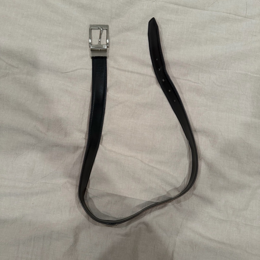 Florsheim Black Leather Belt